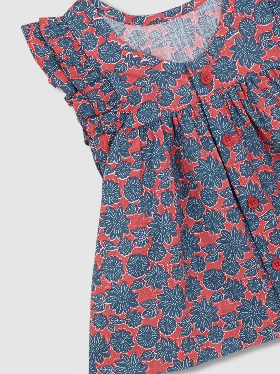 Vestido De Flor Grande Piedra