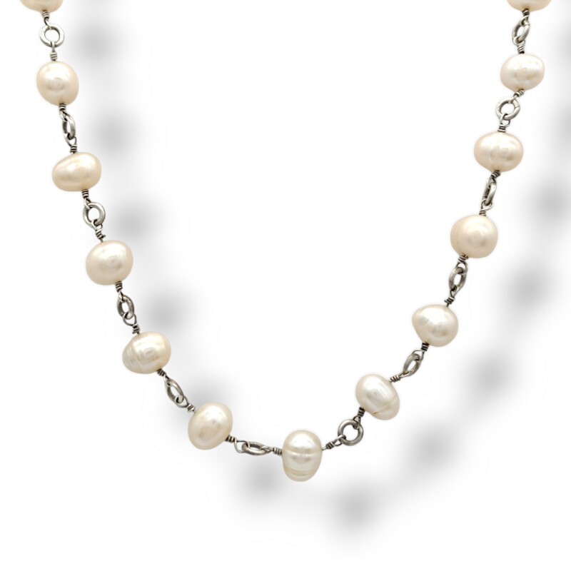 Cadena de perlas -Plata 925-Perlas de rio-CD3442 Conperla
