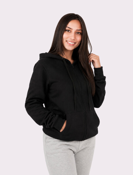 CAMPERA UNISSEX BÁSICA ADULTO NEGRO