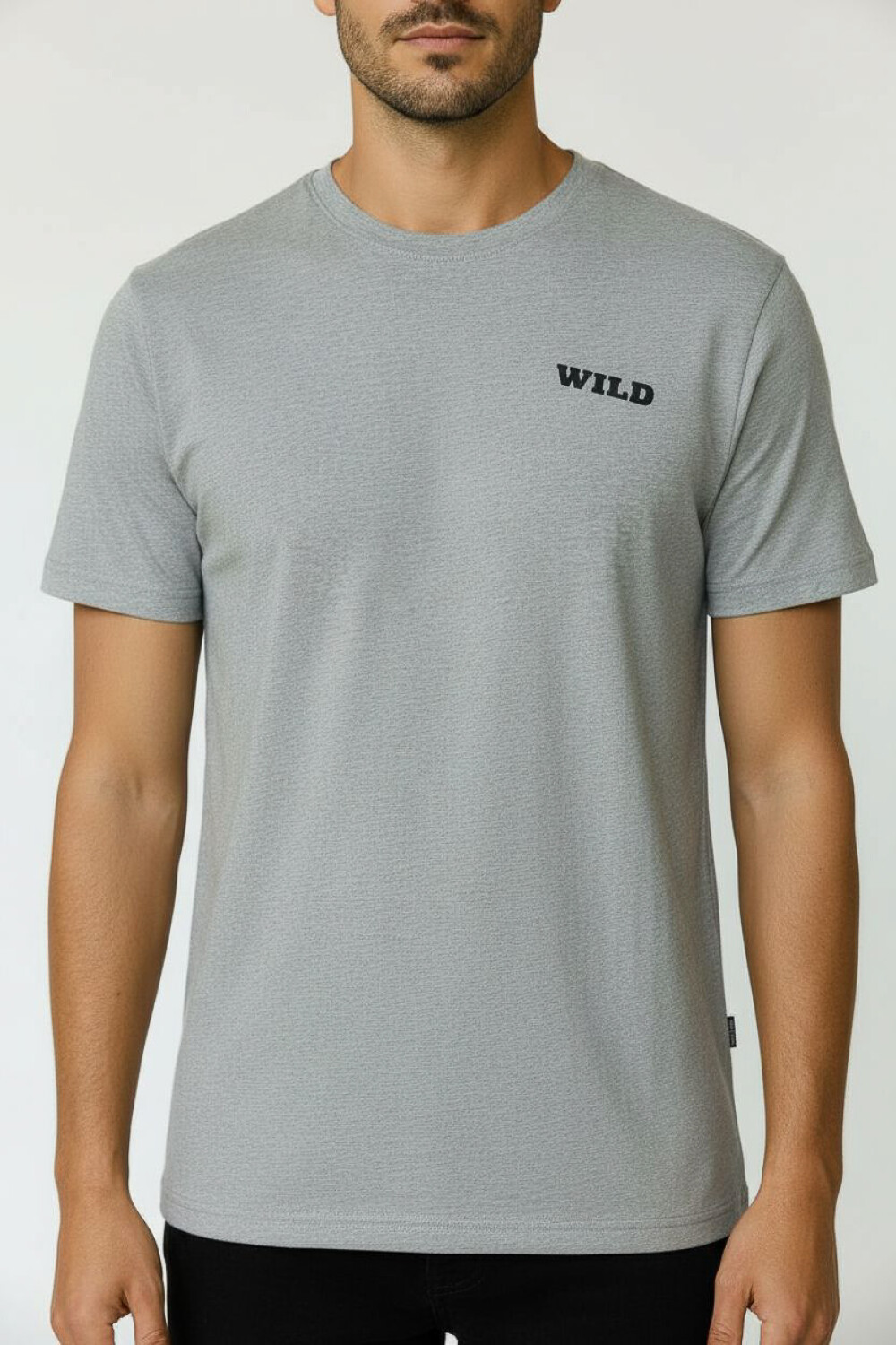 Remera Fado Gris Melange Medio