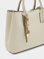 Bolso Tote Con Textura crudo