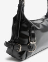 City Cartera City Hebillas - Negro