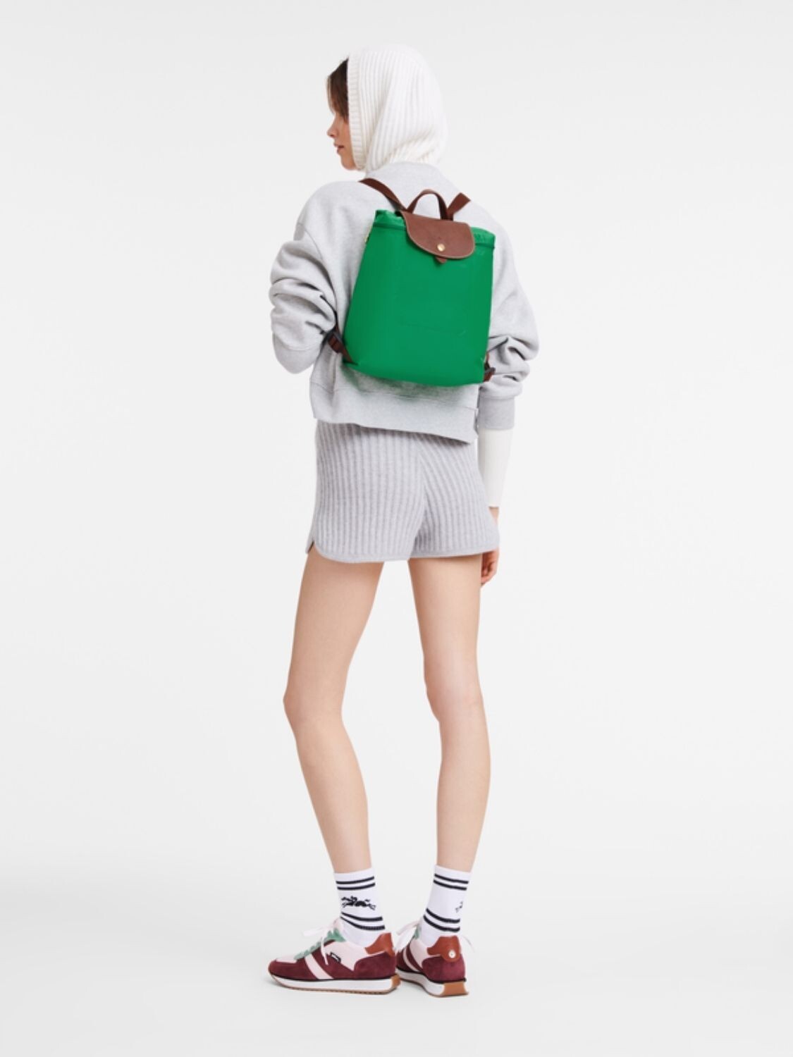 Longchamp - Le Pliage Original M BackPack Verde