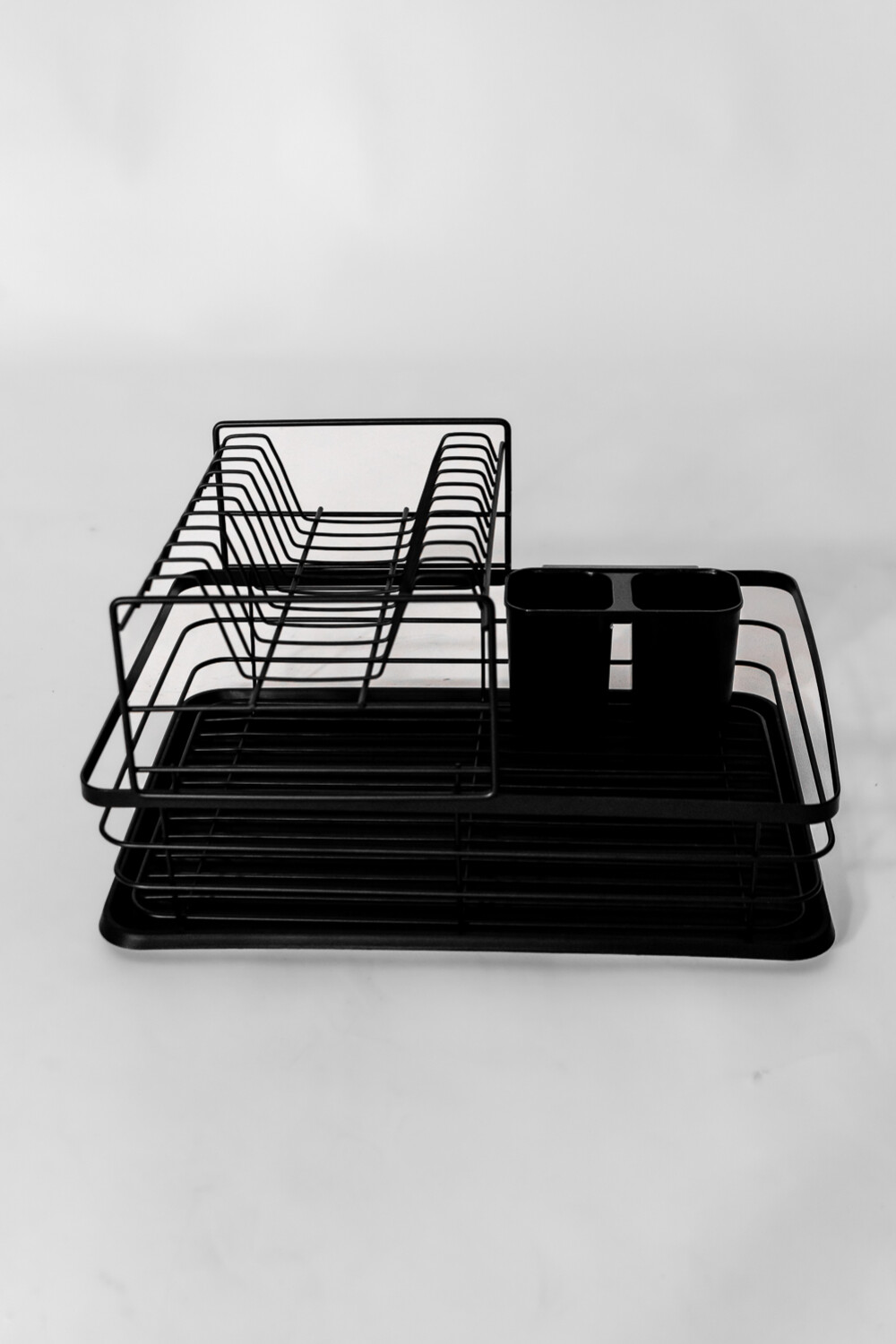 Organización Y Limpieza Escurridor De Platos Dos Niveles 8 Negro