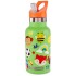 Botella acero inoxidable con sorbito y stickers skip hop verde