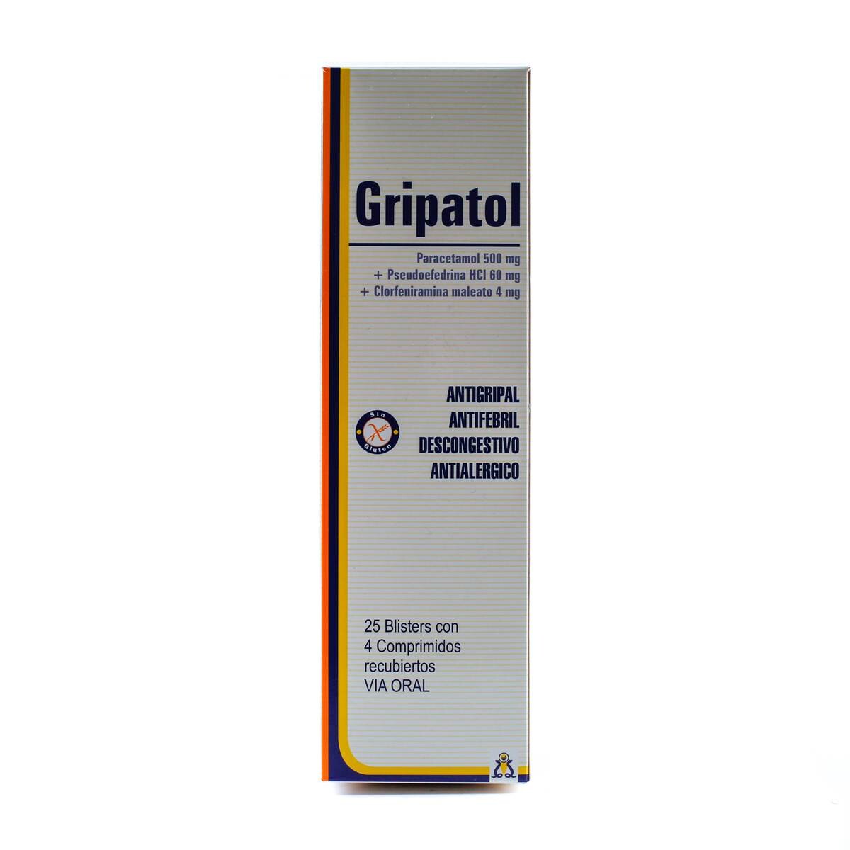GRIPATOL N.F. COMP. EXHIB. X 25 BLISTERS 