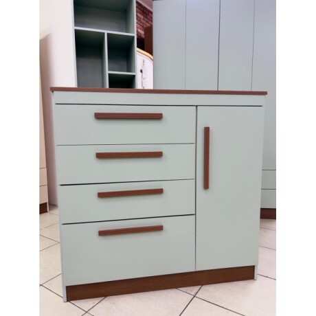 Comoda 3 Cajones 1 Puerta Lille Pistacho Comoda 3 Cajones 1 Puerta Lille Pistacho