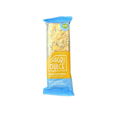 Barrita de mani tostado endulzado c/Stevia Agridulce Barrita Agridulce Mani Stevia