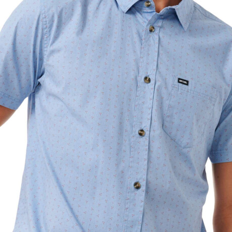Camisa MC Rip Curl Micro Celeste