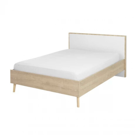 Cama LARVIK NATURAL - 1,5 PLAZAS