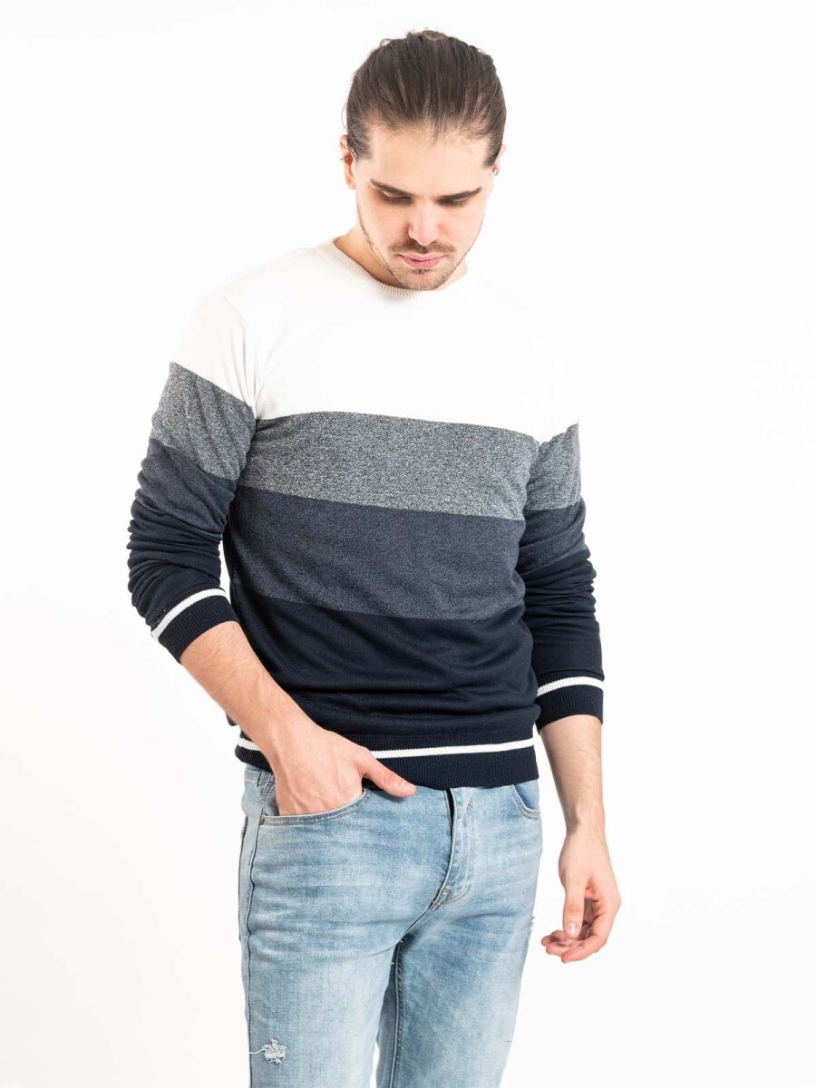 Sweater Stripe - White 