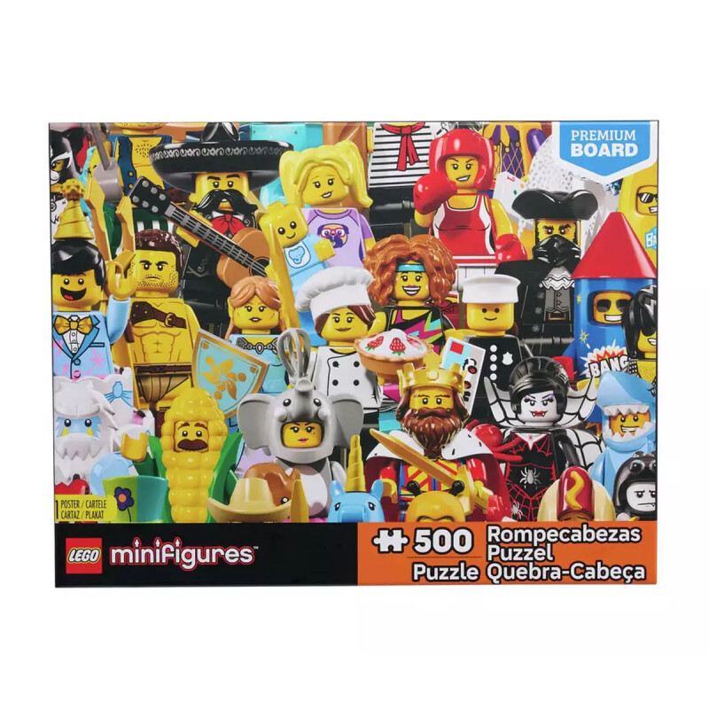 Lego Puzzle Minifiguras 500 piezas Lego Puzzle Minifiguras 500 piezas