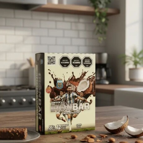 Barra Proteica Sin TACC Iron Bar Gentech Coco