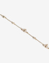 Pulseras Flexibles Strass Pulsera Flexible Multicharms Con Cubic - Dorado