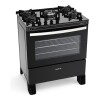 Cocina Gas Punktal 5 Hornallas Vidrio Negro Pk-gl5b Cocina Gas Punktal 5 Hornallas Vidrio Negro Pk-gl5b