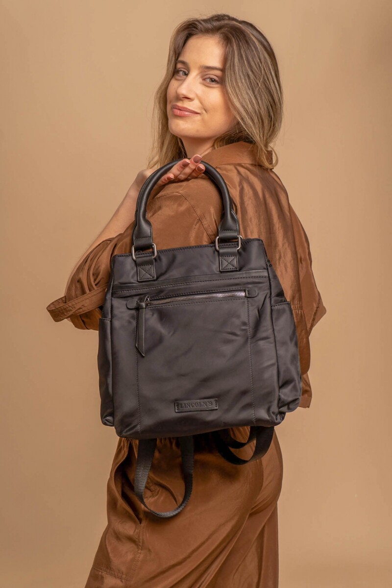 CARTERA MOCHILA VAINILLA - NEGRO 