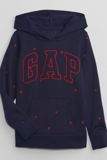 Canguro Logo Gap Niña Navy Hearts