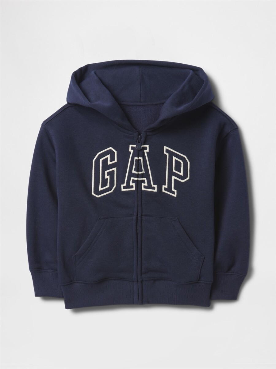 Canguro Con Cierre Logo Gap Toddler Niño - Tapestry Navy 