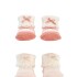 Pack x2 medias tipo escarpines CARTERS rosa