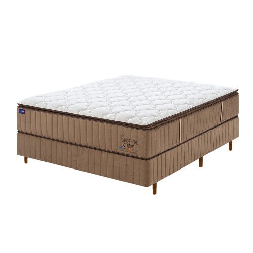 Conjunto Sommier - Mannes - 2 Plazas - Supremo Confort Conjunto Sommier - Mannes - 2 Plazas - Supremo Confort