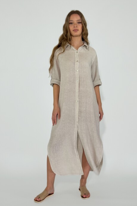 VESTIDO VENETO Beige
