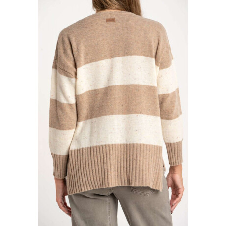 Sweater Lana Rayado Chocolate