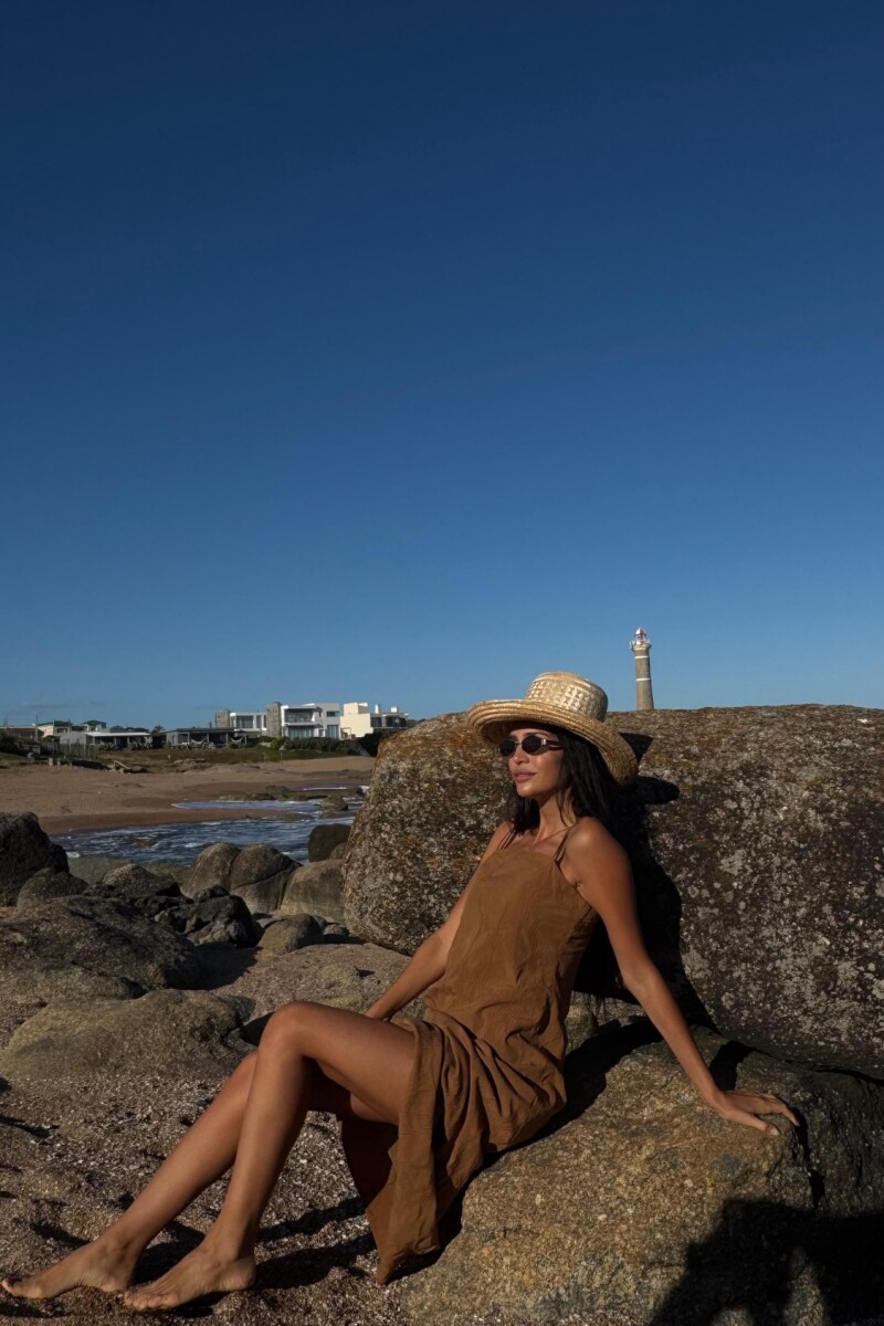 Vestido Amonet MARRON