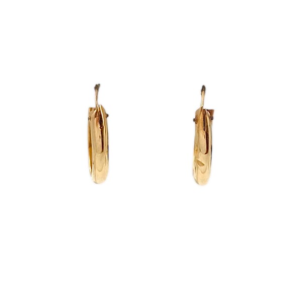 Caravanas aros de oro- Oro bajo - Sin piedra- CA8143 sinpiedra