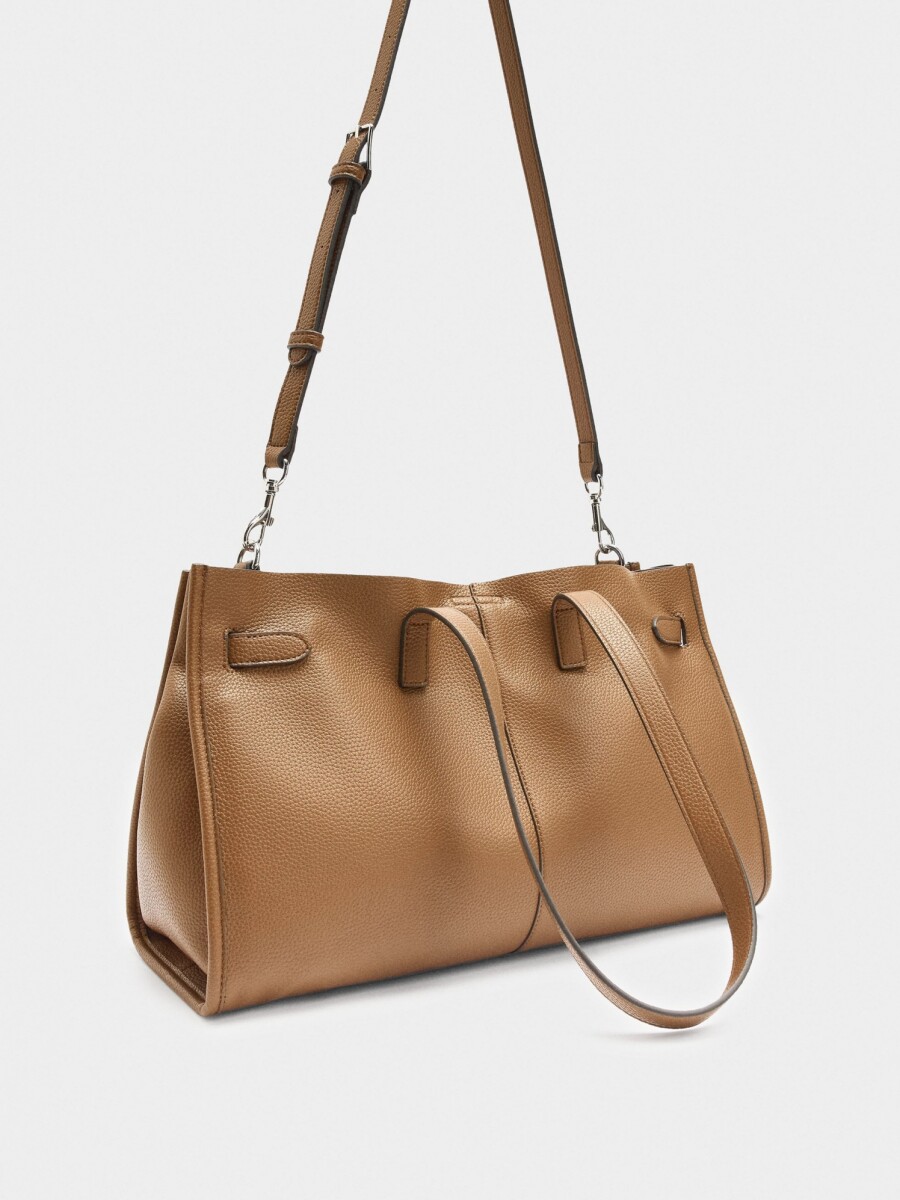 Bolso Para Portátil 13" Con Bolso Removible camel