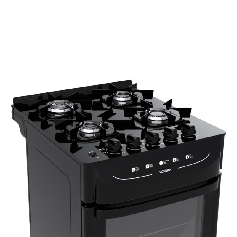 Cocina TEM Victoria 4H Negra Cocina TEM Victoria 4H Negra