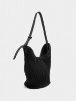 Bolso De Hombro De Nylon Bolsa Interior negro