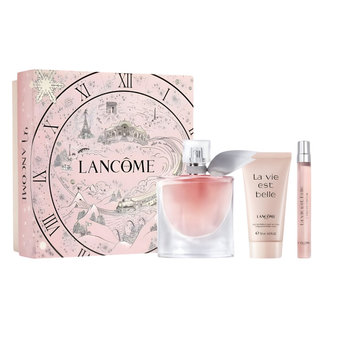 Set Perfume La Vie est Belle EDP V50+V10+Body Lotion 