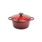 CACEROLA HIERRO C/TAPA ROJO 4L D24CM CACEROLA HIERRO C/TAPA ROJO 4L D24CM