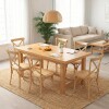 Mesa de comedor Madera Maciza Toronto 160 cm Mesa de comedor Madera Maciza Toronto 160 cm