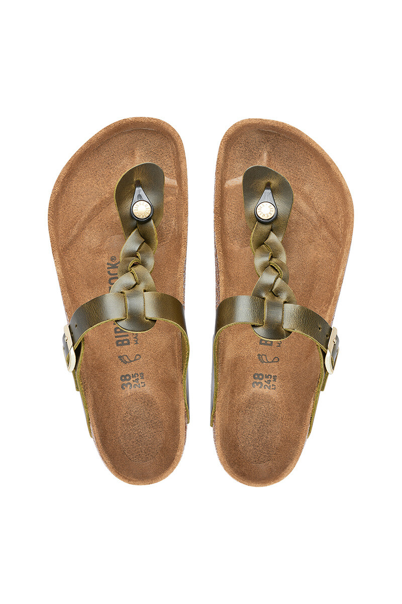 Sandalia Gizeh Braided Leoi - Regular Verde Oliva