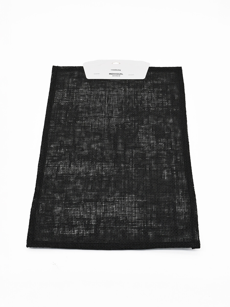INDIVIDUAL RECTANGULAR - NEGRO 