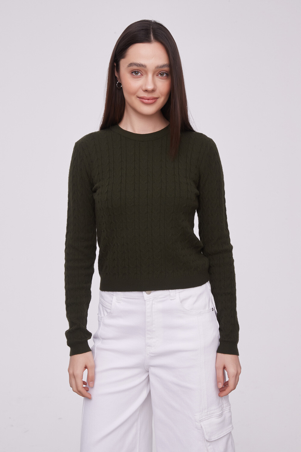 Sweater Barbi Verde Oliva Oscuro