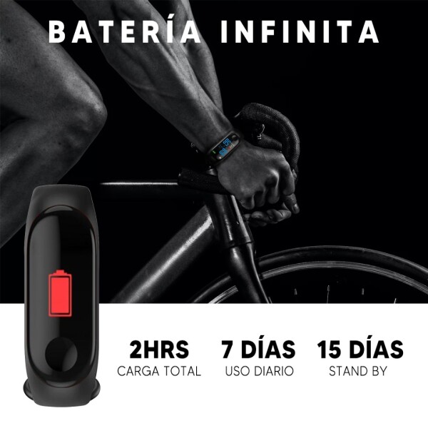 Smartband Deportiva Like Lk-sb01 NEGRO