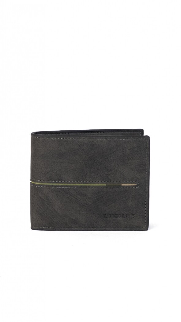 BILLETERA HOMBRE VAN GOGH NEGRO C/ GUARDA VERDE