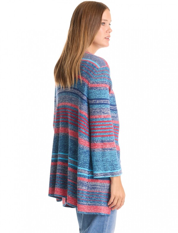 Cardigan Lineas AZUL/MULTI