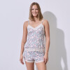 Set Pijama Musculosa & Short MULTI/GRIS