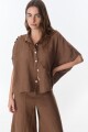 Camisa Zennon Chocolate