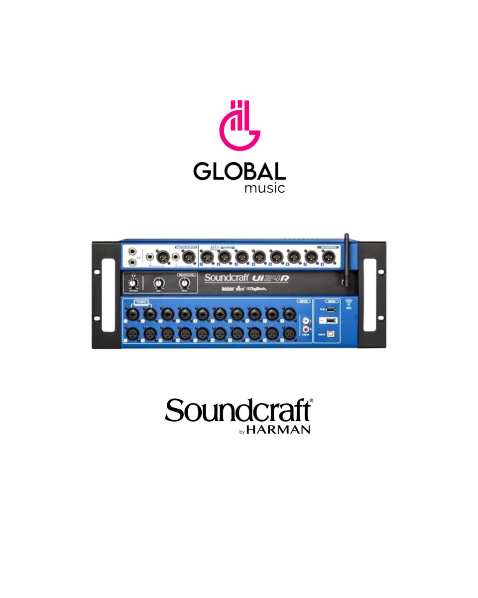 Consola Digital Ui-24R Digital Mixer 