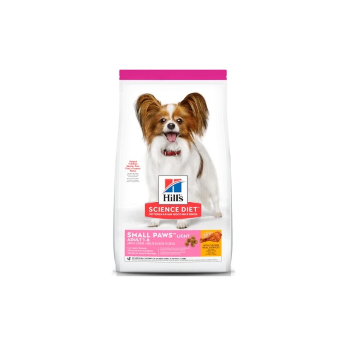HILLS LIGHT SMALL PAWS 2.04 KG - Unica 