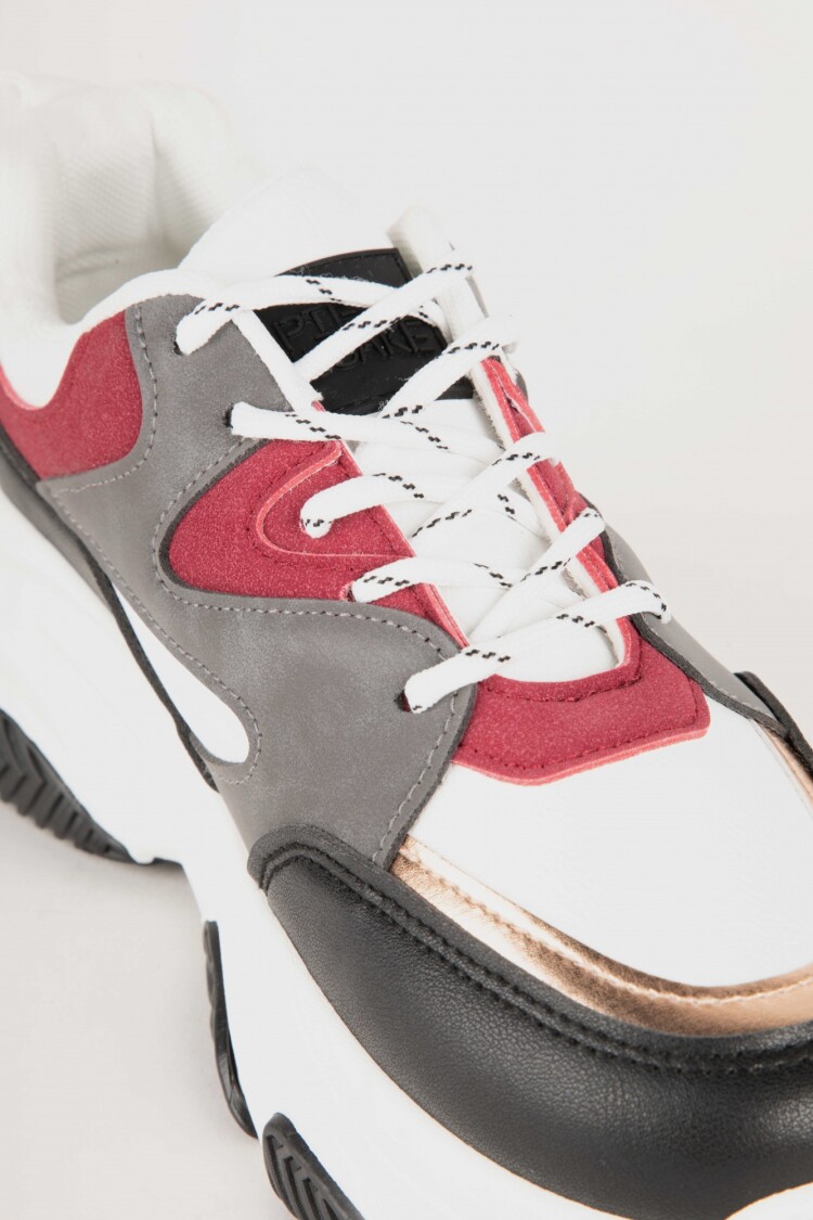 ZAPATILLA DEMINS CON AVERIA Rojo