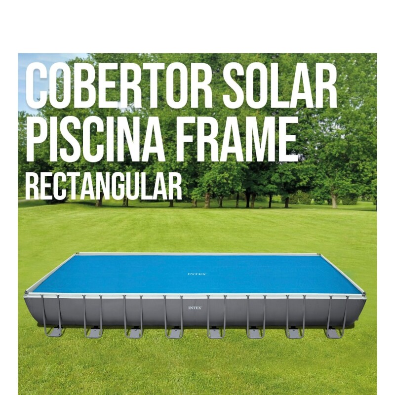 INTEX COBERTOR LONA SOLAR PARA PISCINA RECTANGULAR 9.75 X 4.88 M Intex Cobertor Lona Solar Para Piscina Rectangular 9.75 X 4.88 M