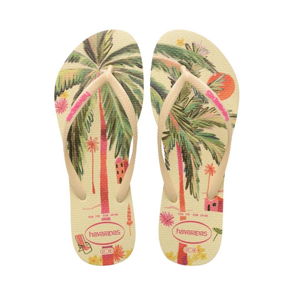 Sandalias Havaianas Slim Summer Bliss Mujer Buttercream