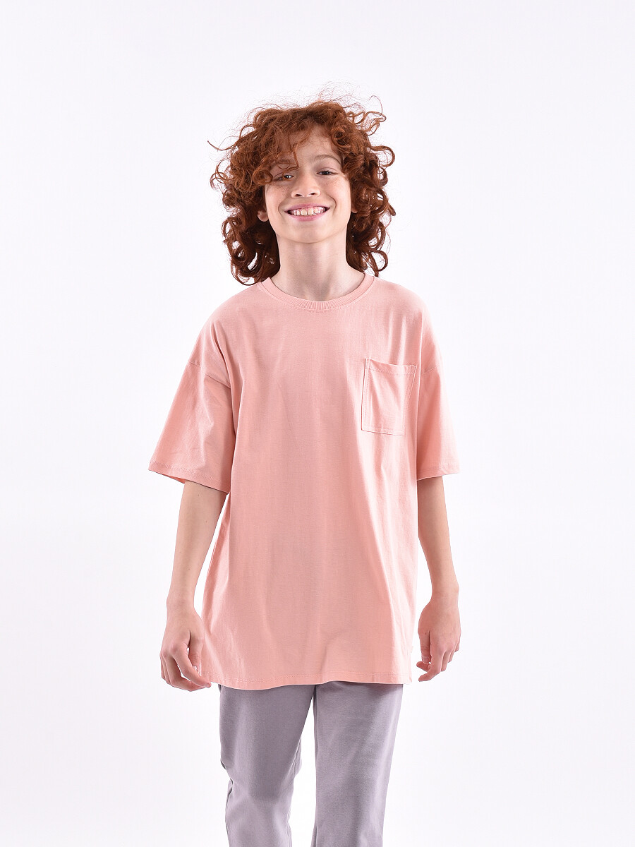 REMERA NACHO TEEN - CORAL 