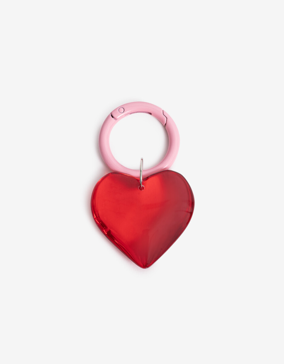 Llavero Y Bag Charm Corazón 