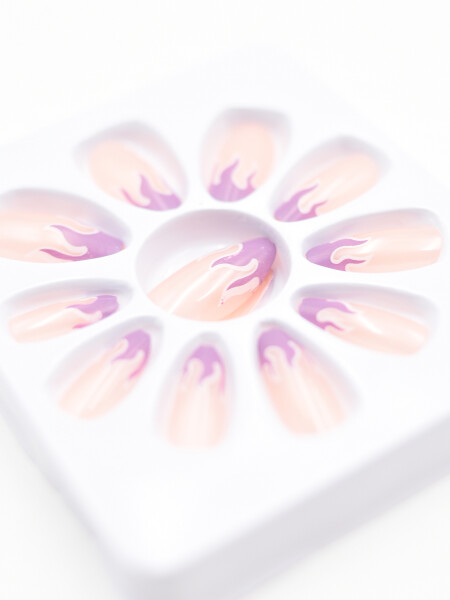UÑAS FANTASIA X12 AMATISTA